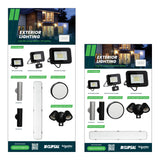 Exterior Lighting Display Boards