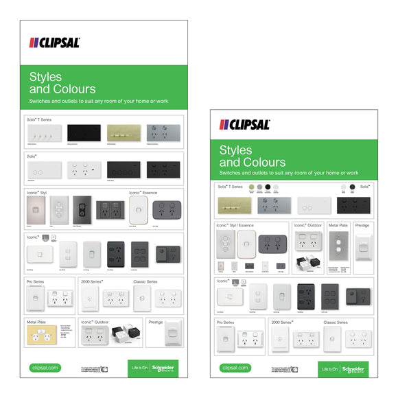 Styles and Colours Display Boards - PRICED